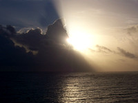 Sunrise over Atlantic - San Juan, Puerto Rico